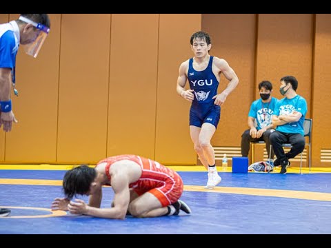 ▼東京オリンピック・男子フリースタイル57kg級／代表決定プレーオフ高橋侑希（山梨学院大職）○［4-2］●樋口黎（ミキハウス）