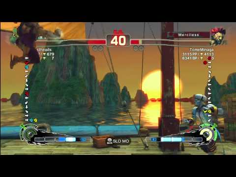 [Dhalsim] overmostheads vs TomeMinaga [Akuma] SSF4 Arcade Edition Version 2012