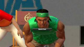 Virtua Tennis 2009 PC Gameplay - Nadal vs Nalbandian ( VERY HARD )