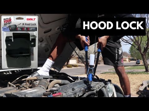 ADD SECURITY TO YOUR JEEP! [Bolt Hood lock]