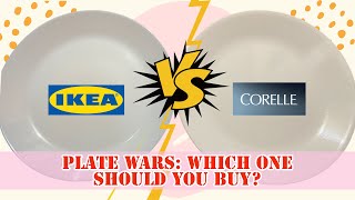 IKEA VS. CORELLE | PLATE WARS: WHICH ONE SHOULD YOU BUY | DROP TEST CLIP ⚡️