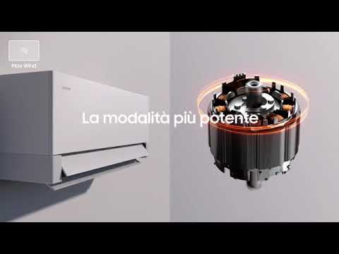 Video Condizionatore Samsung WindFree Première Plus trial split 7000+7000+7000 BTU inverter A++ wifi unità esterna 5.2 kW