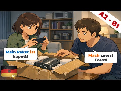 10 Deutsch Dialogen (A2-B1) | Deutsch lernen durch Hören | Wortschatz & Geschichten