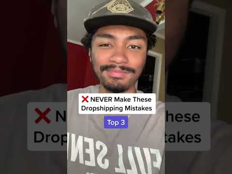 , title : 'Never make these Dropshipping mistakes'