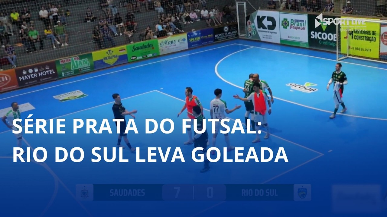 Série Prata do Futsal: Rio do Sul leva goleada ⚽
