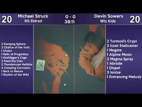Michael Struck (RG Eldrazi) vs Devin Sowers (Wiz Kids) - Sunday Night Modern 2/3/19