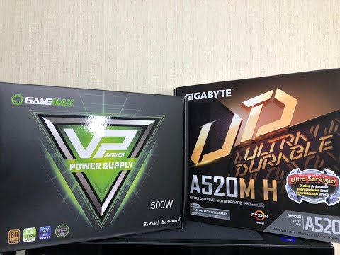 Pagrindinė plokštė Gigabyte | A520M H 1.0 | Processor family AMD | Processor socket AM4 | DDR4 DIMM | Atminties lizdai 2 | Chipset AMD A | Micro ATX