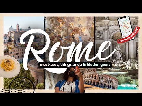 BEST THINGS TO DO IN ROME FOR FIRST TIMERS W/ MAP (2024) | 20 Must-Dos, Hidden Gems & More!