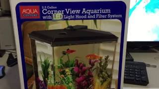 Aqua Culture 2.5 Gallon Starter Kit - Filter Is To Powerful!