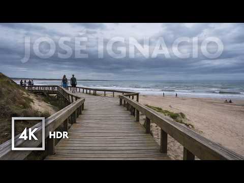Relaxing Walk in José Ignacio, Uruguay 🇺🇾 | Cloudy Day 4K
