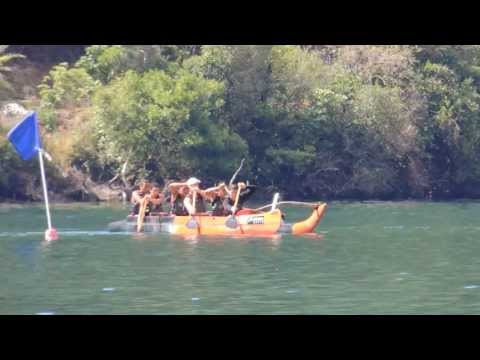 2013 NZ Secondary School Waka Ama Under 19yrs 250m final