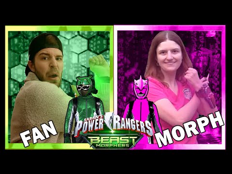Beast Morphers Pink & Green Fan Morph (Feat. The Fan Club)