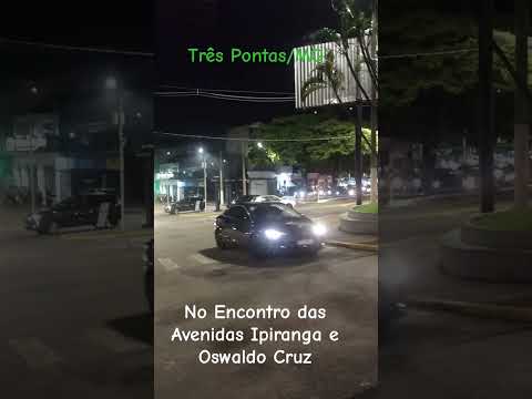 Encontro das Avenidas Ipiranga e Oswaldo Cruz em Três Pontas no Sul de Minas Gerais