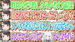 【ネタバレ注意】あるホロメンの力を使ってフブキから金を取ろうとするスバルｗ【ホロライブ切り抜き/大空スバル】