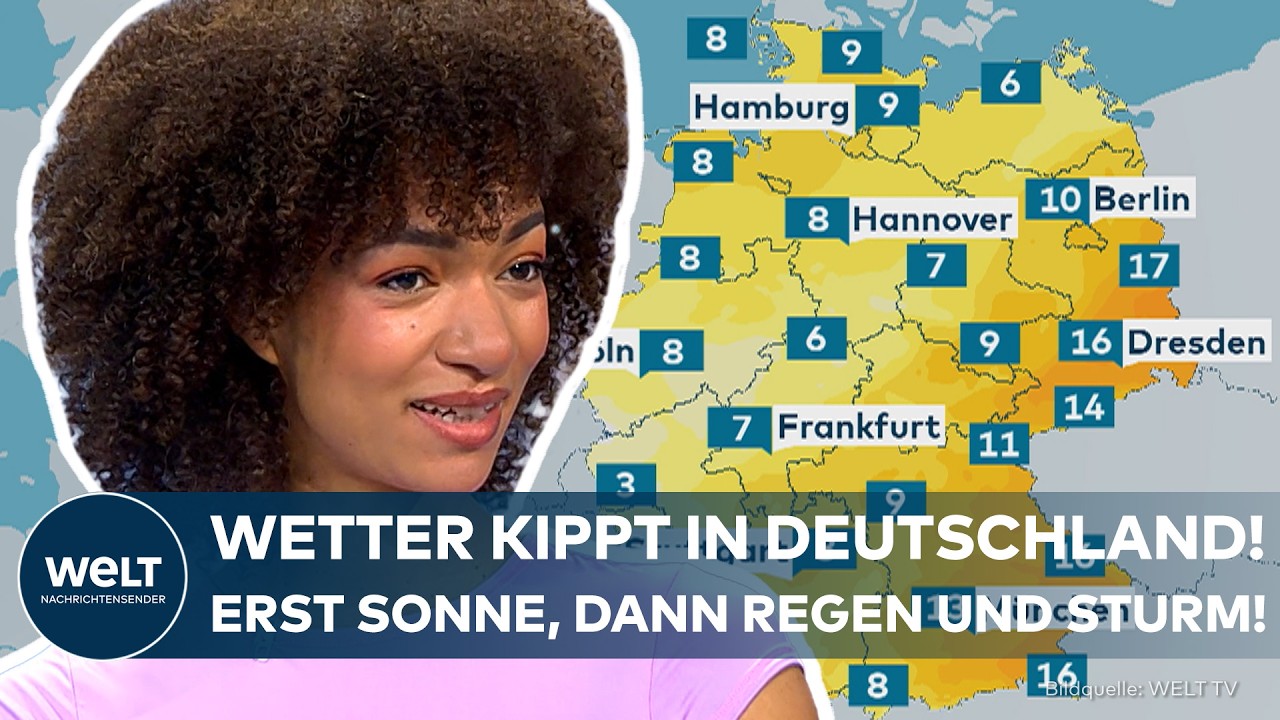 WETTERWENDE: Regenfront im Anmarsch – Deutschland erwartet sinkende Temperaturen!