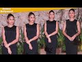 Mrunal Thakur Looking Gorgeous In Black Dress Arrive At Bunty Sajdeh Birthday Party