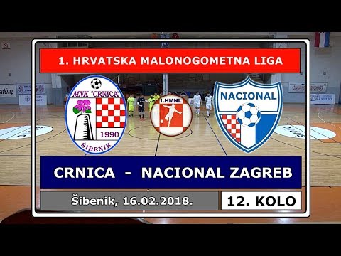 1. HMNL, 12. kolo: CRNICA - NACIONAL ZAGREB 3:1, 16.02.2018.