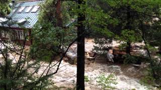 preview picture of video 'Boulder Flood 2013 - Fourmile Canyon - Flooded house (2)'