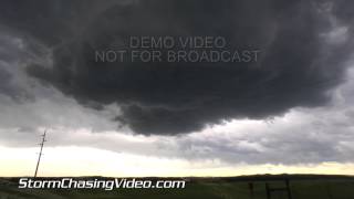 preview picture of video '6/19/2013 RoundUp, MT Amazing LP Supercell structure, funnel cloud, hail and high winds'