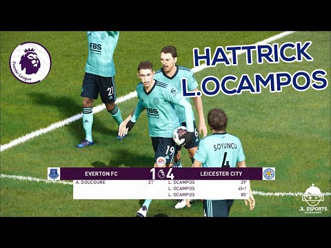 Everton Vs Leicester City | Full Match | Premiere League | 2021/22 | Master League Pes 2021