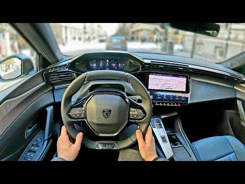 2022 Peugeot 308 GT 1.2l 130HP | POV Test Drive & Fuel consumption info