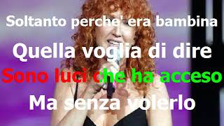 Fiorella Mannoia - I pensieri di Zo - KARAOKE