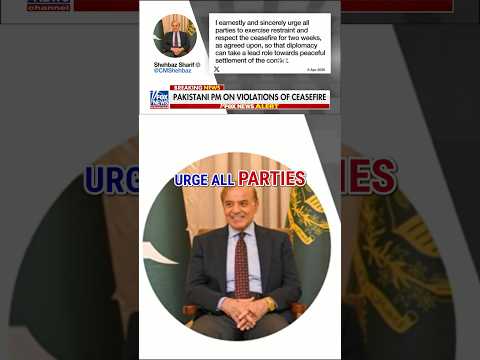 Pakistani PM flags CEASEFIRE VIOLATIONS: 'Exercise restraint'