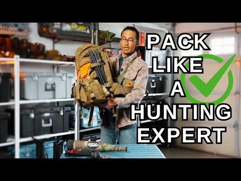 Expert's Backcountry Hunting Backpack - What to pack for a SUCCESSFUL Hunt