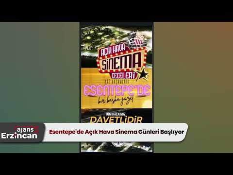 Esentepe'de Açık Hava Sinema Günleri Başlıyor