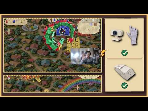 Battle SHIRYU — hand-controlled gameplay
