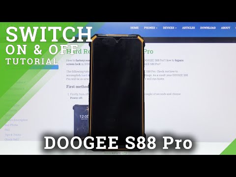 Doogee S88 Pro - How to Switch Off