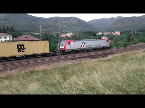 Succursale dei Giovi : Transiti serali nel curvone presso Rigoroso.