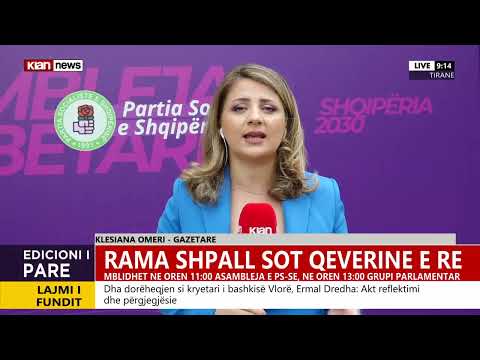 Rama shpall sot qeverinë e re, raporton Klesiana Omeri