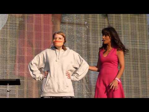 Nina Conti - Hyde Park 2014 ft. Laura Chapman!!