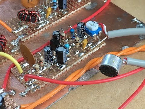 Simple Homebrew SSB Base Rig Part 7 - Mic Amp and Modulation Tests
