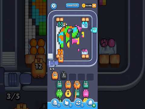 Pixel Flow Level 626 Walkthrough