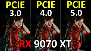 RX 9070 XT PCIe 3.0 vs PCIe 4.0 vs PCIe 5.0 | Performance Comparison 2025