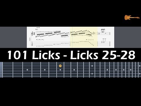 101 Licks - Licks 25-28 (Metal) With Downloadable Tab