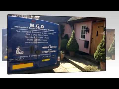 M.G.D Professional carpet and upholstery cleaners video.