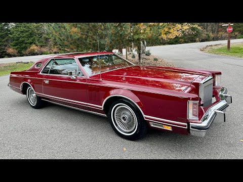 23k Mile 1979 Lincoln Continental Mark V Walk Around and Drive for Bring a Trailer Auction