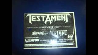 TESTAMENT - THE BURNING TIMES (CEMENTO - 1998)