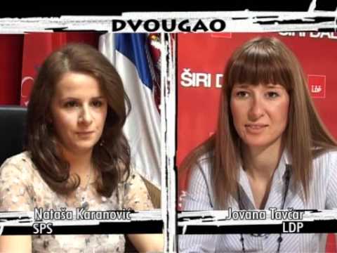 DVOUGAO 068  Nataša Karanović (SPS) – Jovana Tavčar (LDP)