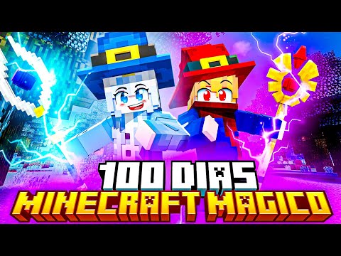 SOBREVIVI 100 DIAS EM DUPLA NO MINECRAFT MÁGICO - O FILME