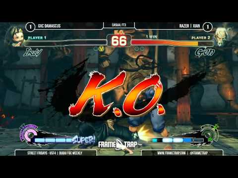 Razer | Xian (Gen) vs   GxC | Damascus (Ibuki)  - Best of 3 - Street Fridays Season Finale June 2015