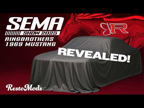SEMA 2025 Debut RingBrothers Supercharged 1969 Mustang!