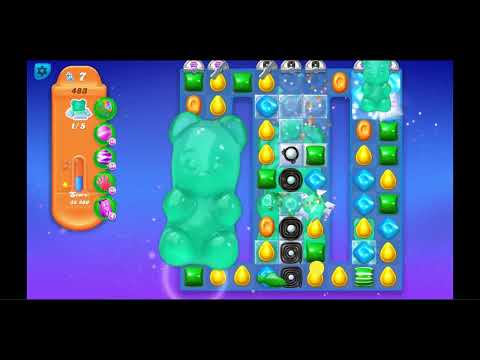 Candy Crush Soda Saga Level 483 (Four Hundred and Eighty Three) NO BOOSTERS