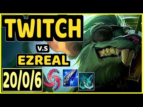 NIXERINO (TWITCH) vs EZREAL - 20/0/6 KDA BOTTOM ADC GAMEPLAY - EUW Ranked MASTER