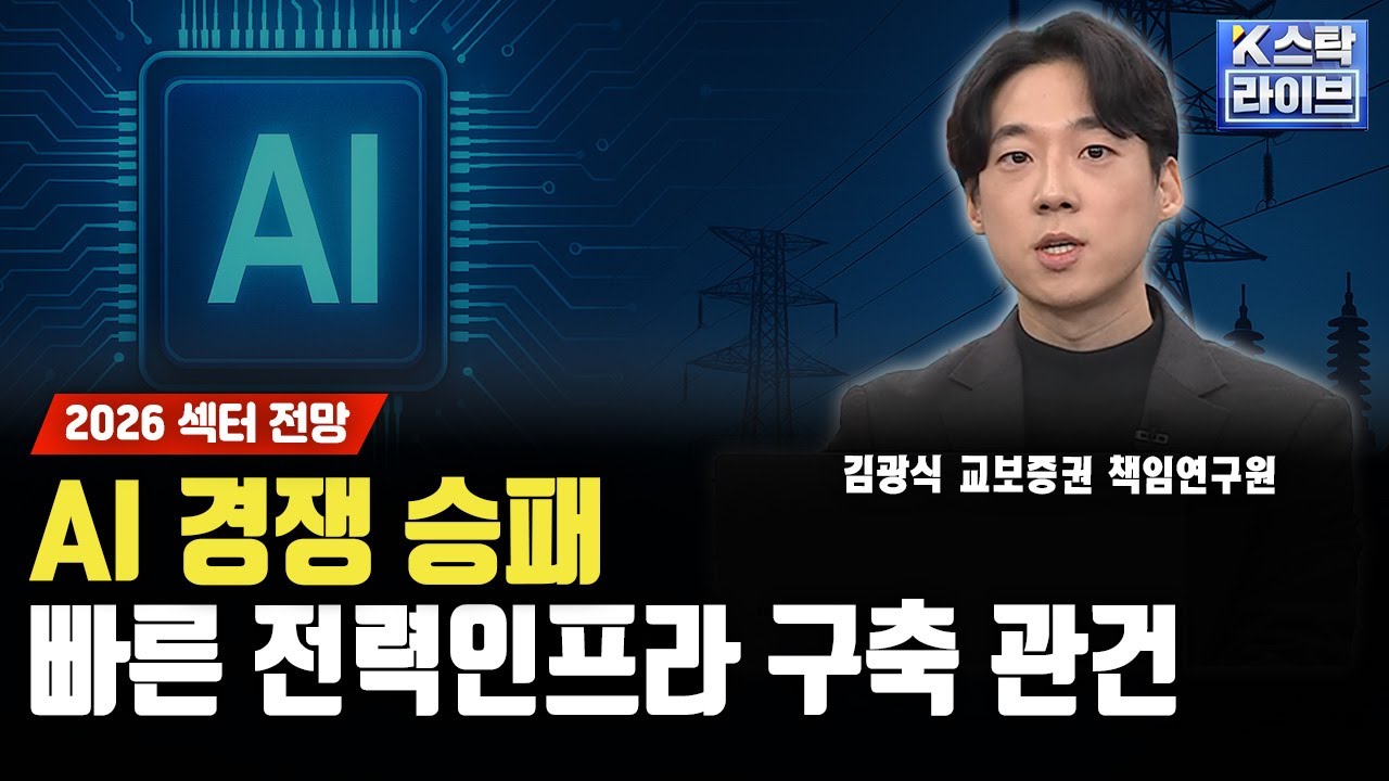 AI 경쟁 승패, 빠른 전력인프라 구축 관건ㅣ김광식 교보증권 책임연구원ㅣ#LS일렉트릭 #효성중공업 #HD현대