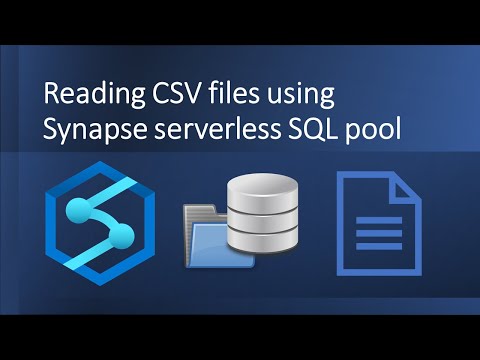 Reading CSV files using #azuresynapse #serverless #SQL pool