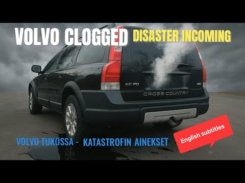 Volvon tukkeutunut PCV (huohotin) ja sen korjaus. Clogged Volvo PCV system and how to fix it